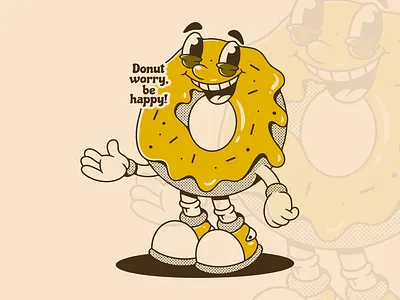 Donut worry, be happy! donut t shirt