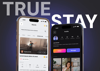 Mobile App for Video Creation adaptive chatting design entertainment figma graphic design logo mobile mobile app prototype social media tik tok ui user flow ux ui video