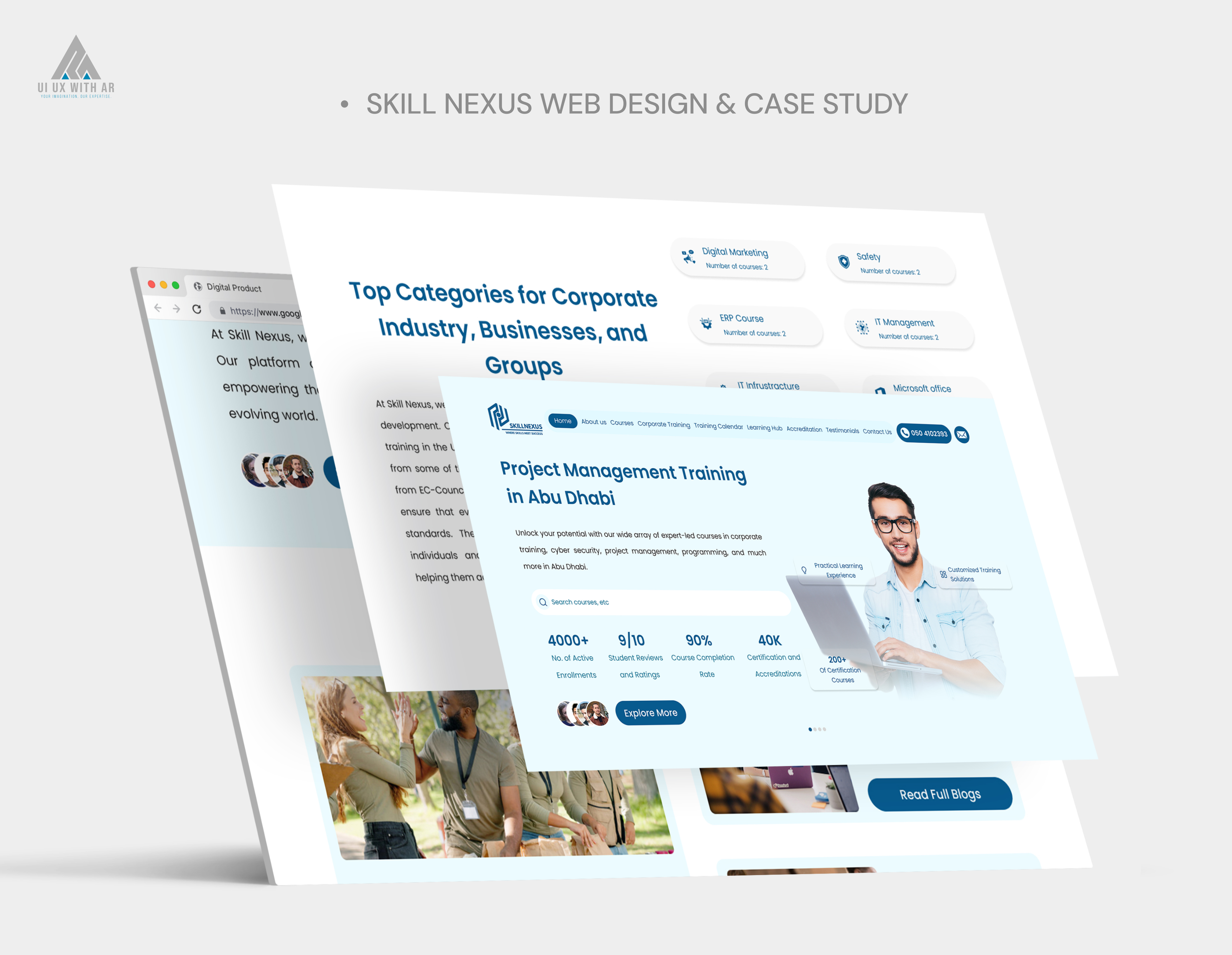 LEARNING PLATFORM WEB DESIGN 3d animation apps design branding graphic design landing page landing page design logo motion graphics ui ui design web design