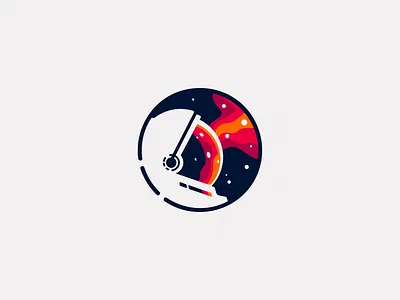 Astronaut Logo Design 2016 adventure astronaut branding cajva cosmos ecsplore exploration futuristic galaxy logo mark records space universe