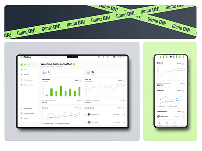 Fitness Mobile Application admin panel branding charts dashboard design figma fitness gym landing page mobile app sport ui ux ui web app wireframes