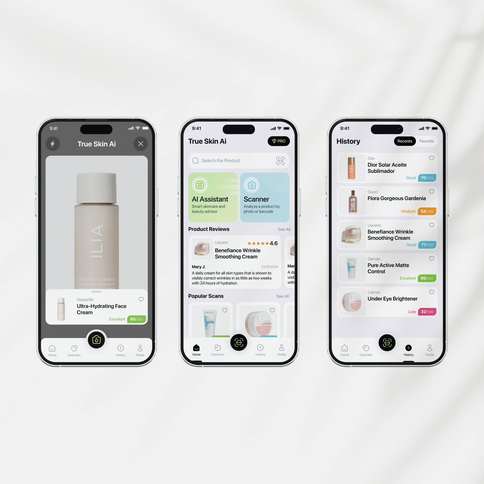 AI App to Scan Harmful Ingredients in Cosmetics ai ai app app app design beauty tech cosmetics health ingredients mobile app safety scanner skincare ui