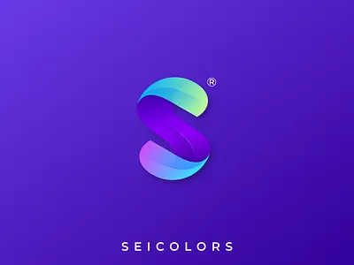 Seicolor Logo brand branding business logo colorful design identity logo s simple