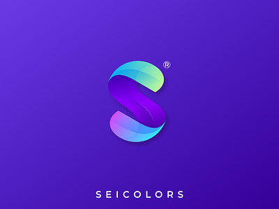 Seicolor Logo brand branding business logo colorful design identity logo s simple