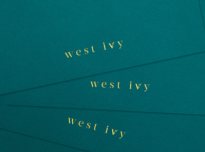 West Ivy bar branding graphic design identity logo menu restaurant signage ui visual identity website