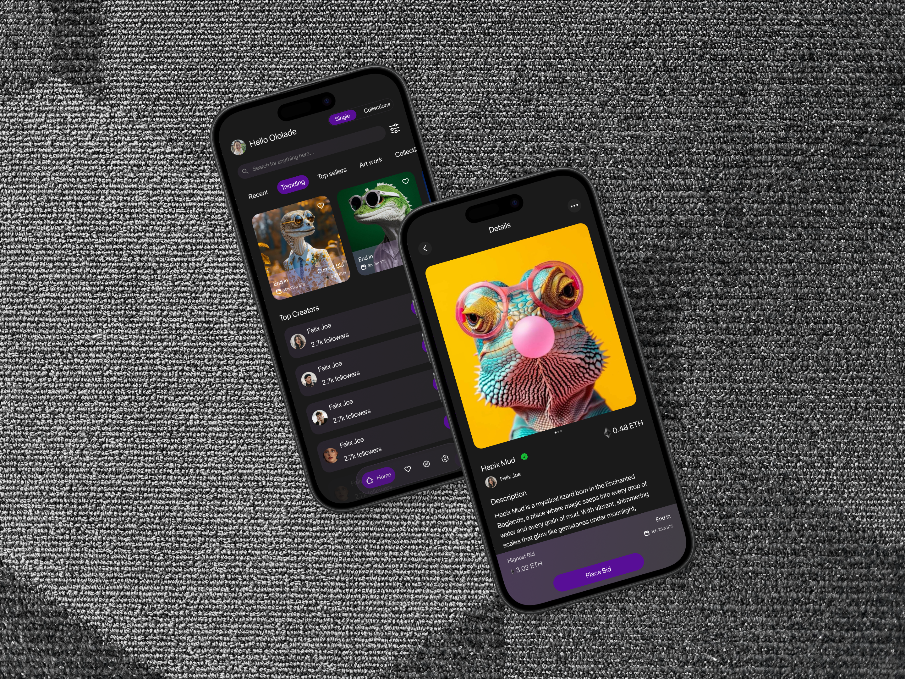 Example of Mobile App Design & 3 Page Website Bonus