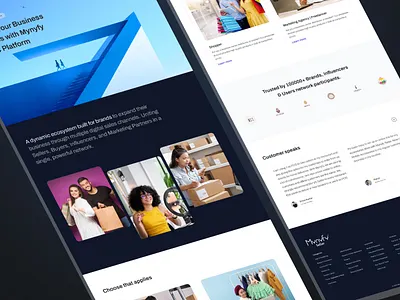 Mynyfy (CNDC Platform ) website branding clean cndc landingpage marketing minimal modern ondc platform shofity website