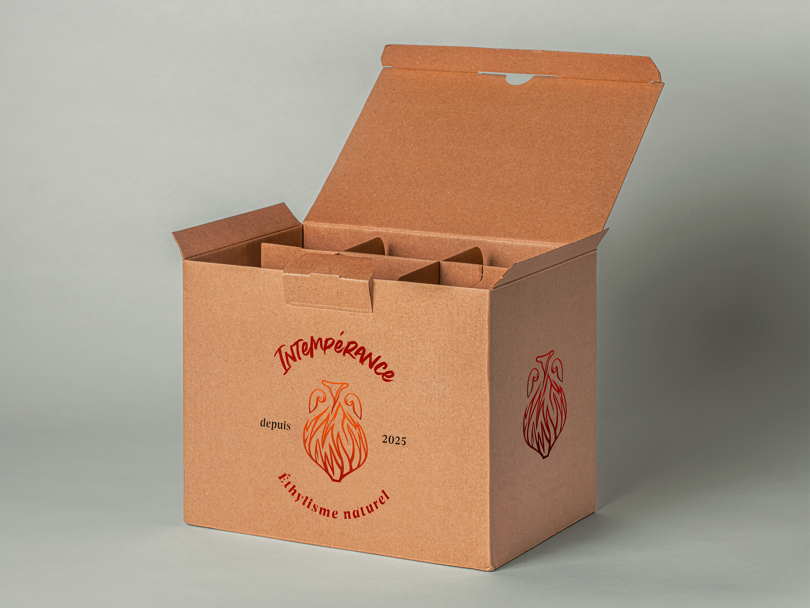 Intempérance Brand Design brand design branding design logo wine