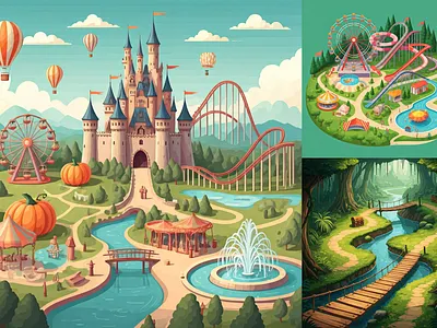 Vector Map Illustration Game Map 2d map design 3d map design fiverr game map game map illustration graphic design graphic designer illustration map map design map illustration vector vector map