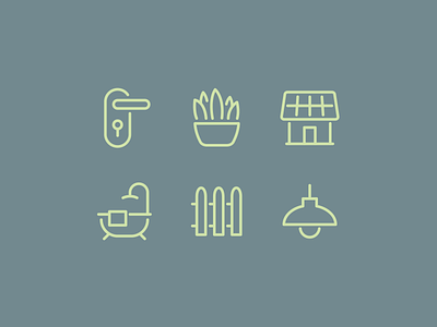 Home sweet home design home house household icon icon set icons illustration line pixi ui vector