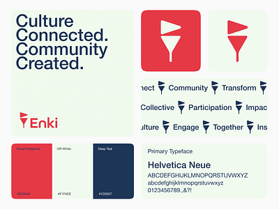 Enki Branding Elements Bento Style branding design graphic design illustration logo mobile ui ux vector web