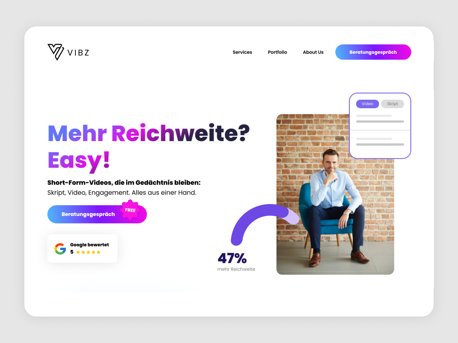 Example of UI & UX Design Services