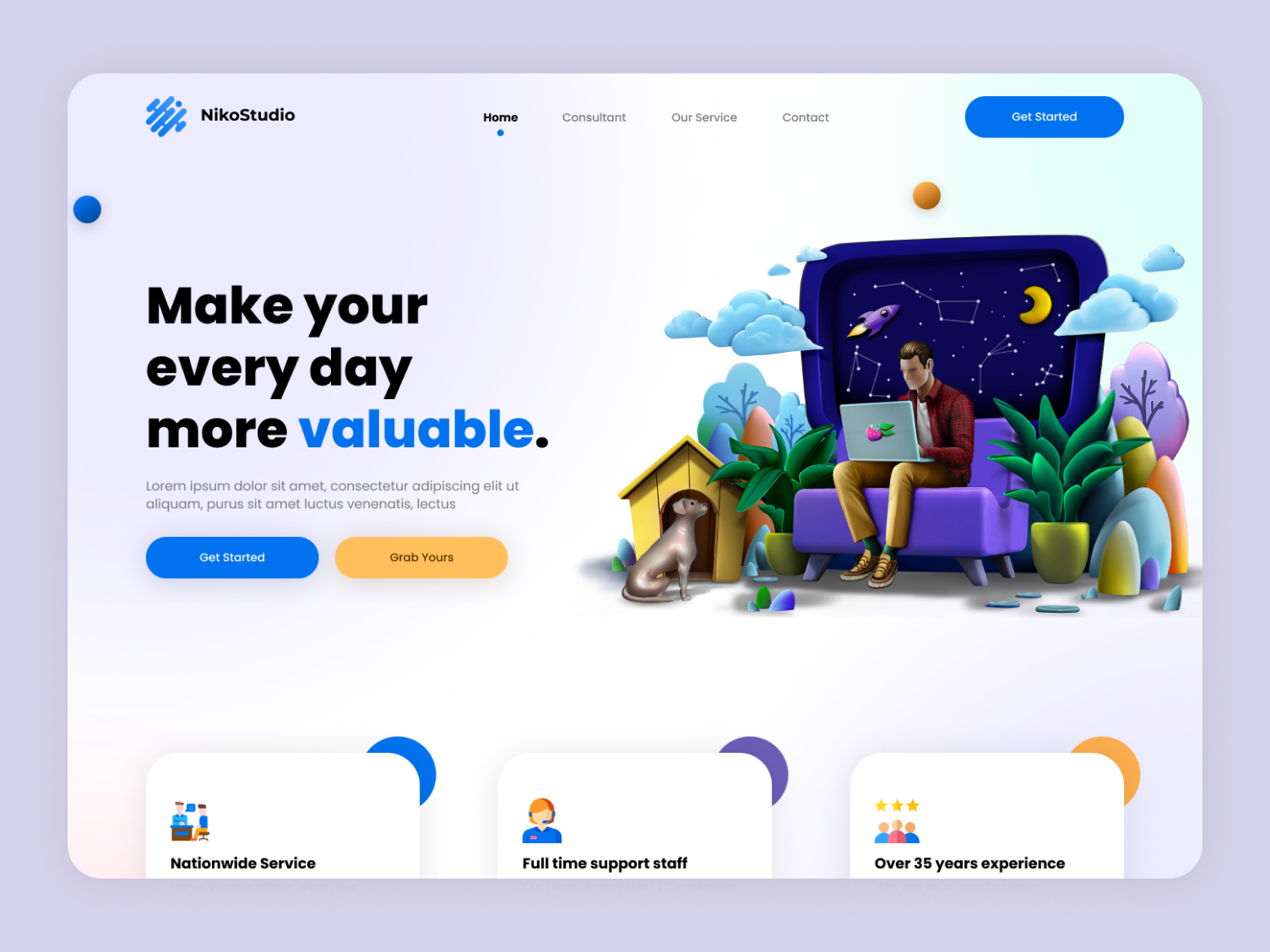 Example of Framer Website Design And Development
