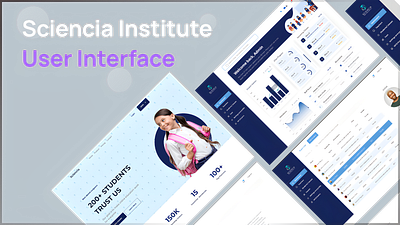 Sciencia Institute UI design branding graphic design ui