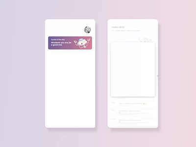 Daily Planner Mobile App animation branding calender daily design gif graphic illustration journal logo minimal mobile mobile design motion planner ui user interface ux