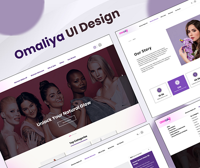 Omaliya UI Design branding graphic design ui