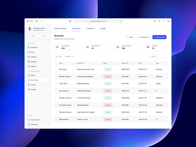 Sales Management Platform Design app branding design graphic design illustration logo platform saas saasdesign saasplatform typography ui ux vector
