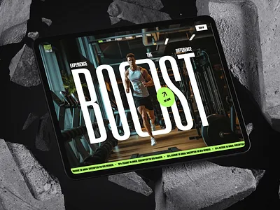 🏋🏻 Web design for the fitness club site | Hyperactive button colors commercial website concept cta design e commerce green hero section hyperactive landing nav bar product design title ui user experience user interface ux web design website