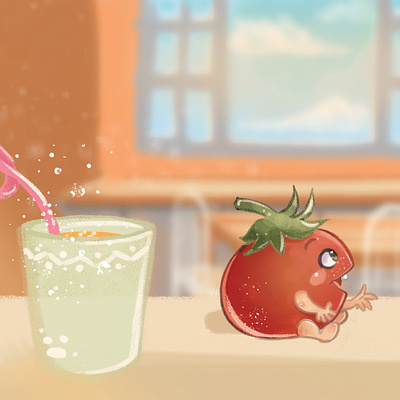 cozinha commission design digitalart fantasy illustration
