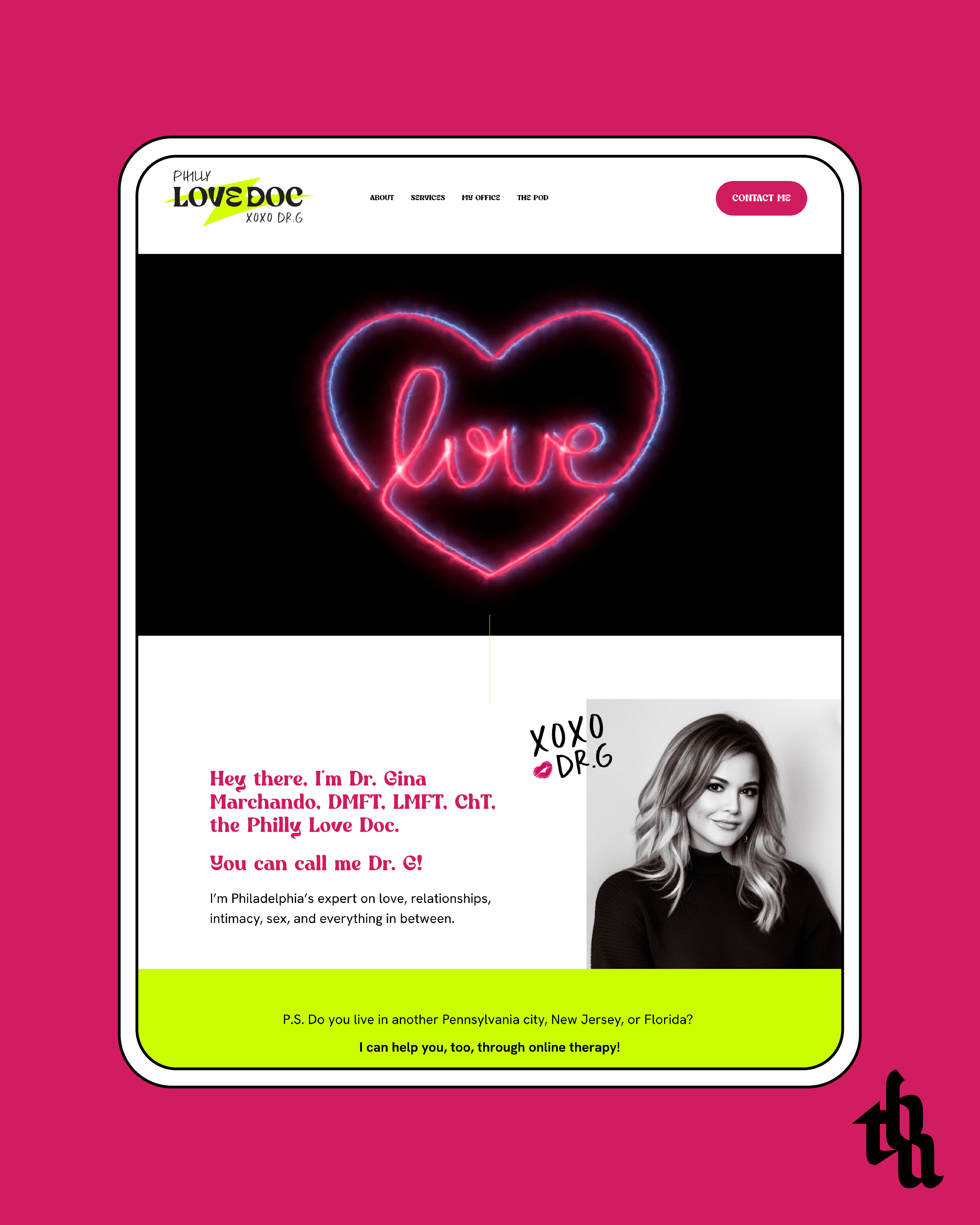 Philly Love Doc Brand & Website Design brand design branding design graphic design logo design website design