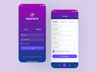 Shopping App Login UI/UX appui branding clean mobile ui clean uiux darkmodeui design dribbble ui showcase ecommerceapp ecommercedesign login ux minimalui mobileappdesign neumorphism onlineshopping productdesign shoppingapp singup ui uiuxdesign userinterface