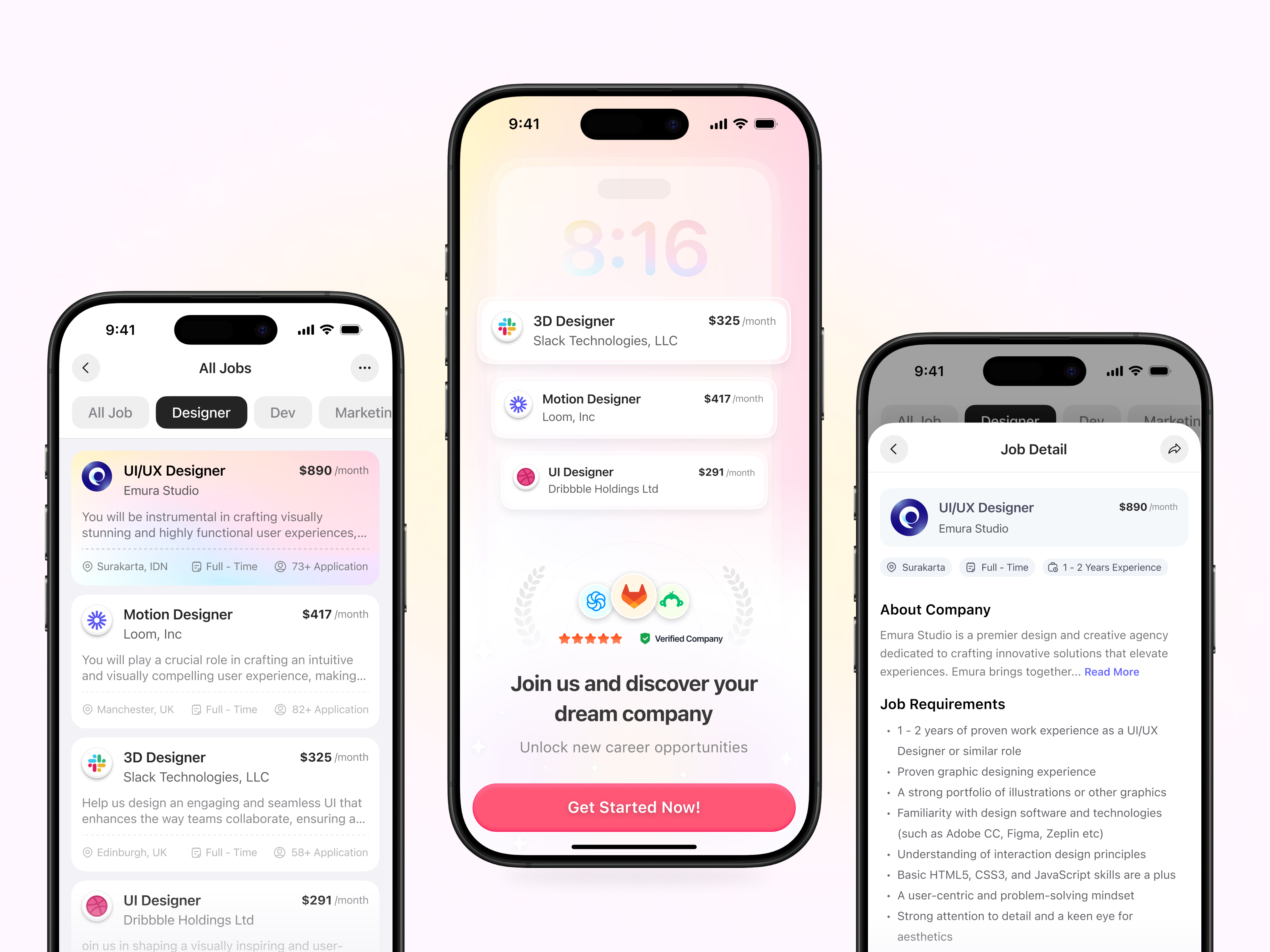 Careerly - Job Portal App careers app carrers hiring hiring platform interview interview preparation job job app job board job finder job finder app job interview job listing job portal job search job street jobseeker recruitment saas vacancies