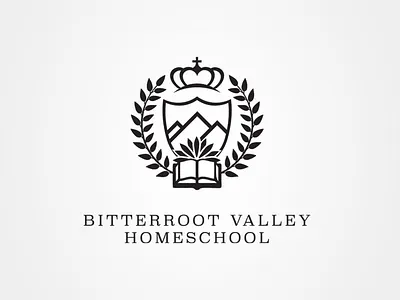 Bitterroot Valley Homeschool Logo Design branding design graphic design logo logo design vector
