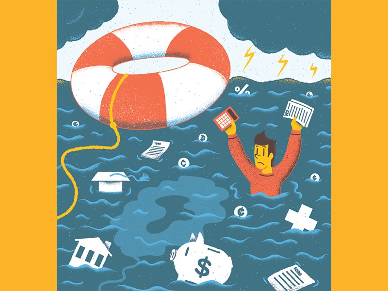 Chicago Sun-Times Tax Guide by James Olstein adobe illustrator chicago chicagosuntimes conceptual illustration editorial editorial illustration illustration james olstein james olstein illustration jamesolstein.com taxes texture vector