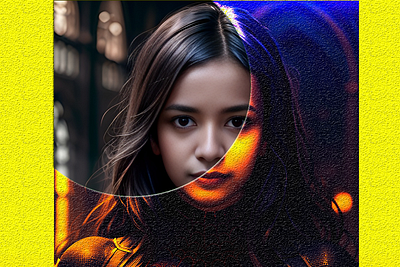 Duotone effect graphic design