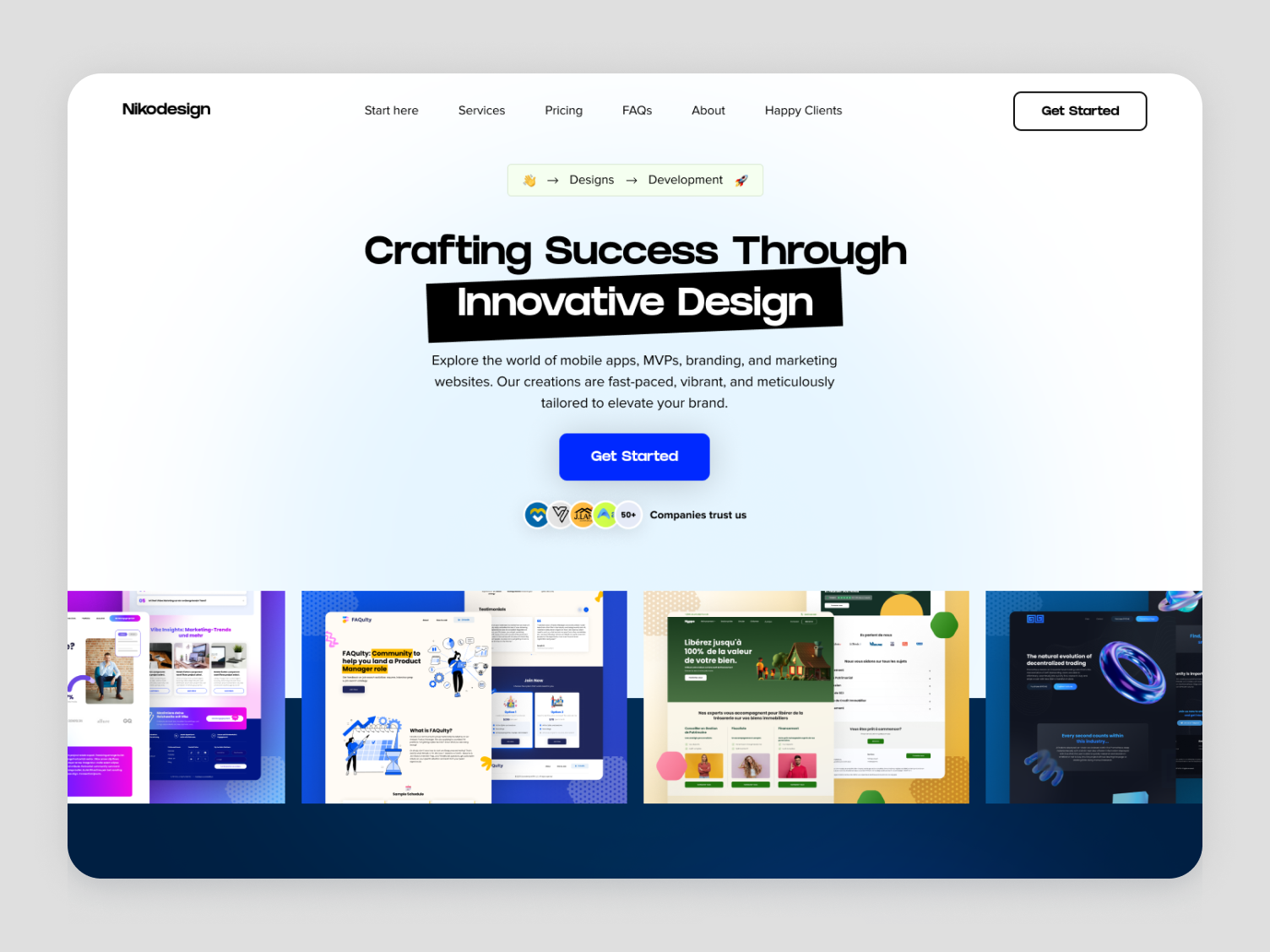 Example of Framer Website Design And Development