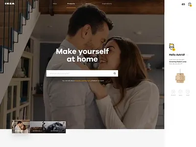 IKEA Online Experience Concept Throwback app concept ecommerce furniture interaction retail shop ui ux