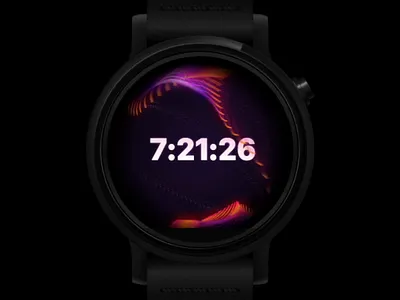 Watch face calendar clock date motion motion animation mp4 time watch watch face