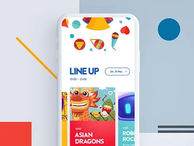 Rainbow Ridge / Music festival animation app branding button design flat game icon illustration ios type typography ui ux vector