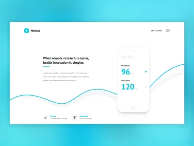Medikit web design