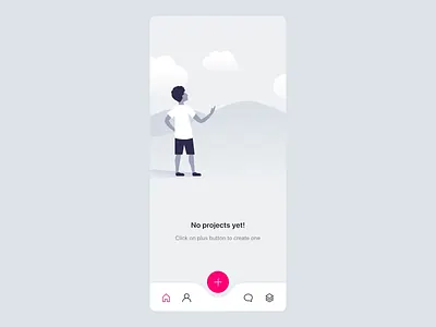Add a project - Animation app apple ios law law tech legaltech login magic circle minimal signup ui ux