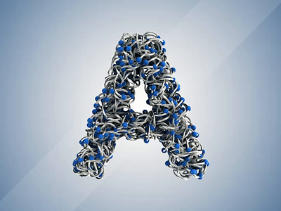 Morph - Leters 3d animation design element3d font lettering letters morph particles webshocker