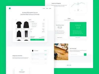 03 Nexus ✅ animation clean kono landing page pos pricing ui ux video website weeklyui