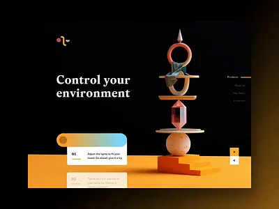 3D inspired UI - 03 3d 3d ui app blue buttons c4d design illustration iphone logo texture ui