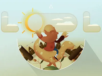 LoL after effects animation animation after effects design graphic illustration keyframes loop loopdeloop motion motion graphic typography