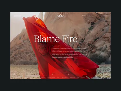 La Maison Noir animation design interface type typography ui ux xd