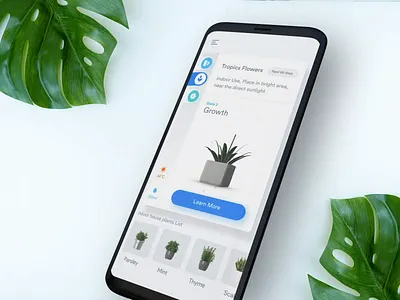 Indoor Garden System - Tips & Tricks 3d animation concept design effect layout plant ui visual