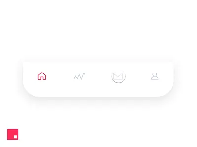 Gooey FAB animation design design tools fab gooey interaction invision invisionstudio tab bar transition ui ux