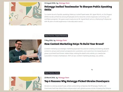 Blog Page Workflow article blog design photoshop sketch ui video website