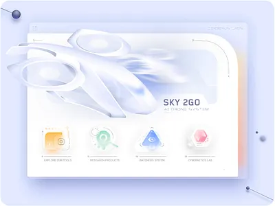 Drone Dashboard Concept aircraft drone flight fly future futuristic gui hud illustration maise samborek spacecraft transport travel