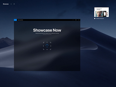 Showcase App Interaction animated app animated application design clean creative desktop app design free mockup freebies interaction minimal mockup mockup app principle showcase app sketch sketch app ui design video animation web app design web design