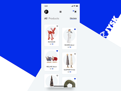 Jysk mobile app blue clean clear color creative dailyui design app ecommerce ecommerce app inspiration interface ios jetup jysk mobile app modern portfolio sketch ui ux