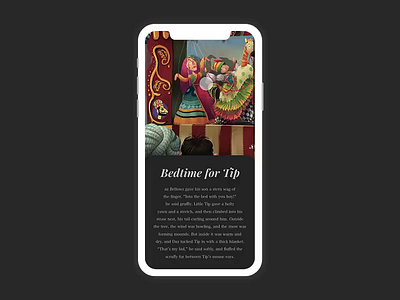 Book Story adobe xd animated app book app cards reader story book ui ux