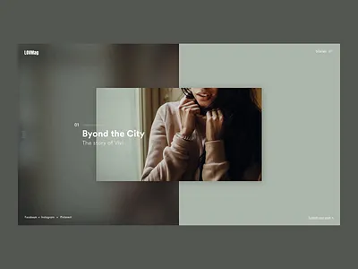 LovMag design concept desktop jakubsodomka magazine online sdmkdesign transitions ui ux website