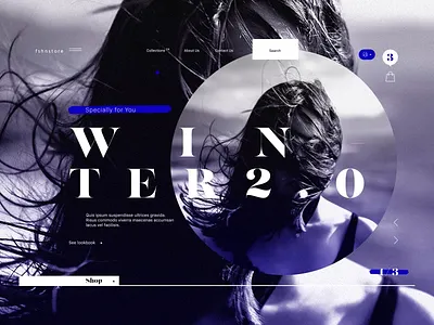 f s h n s t o r e [ ver. no. 1 ] creative design ecommerce fashion graphic online shop store trend ui ux wear website