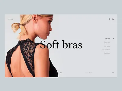 Ecommerce Interaction UI ❤️ animated clean daily ecommerce homepage interaction landing page minimal motion ui ux web webdesign website